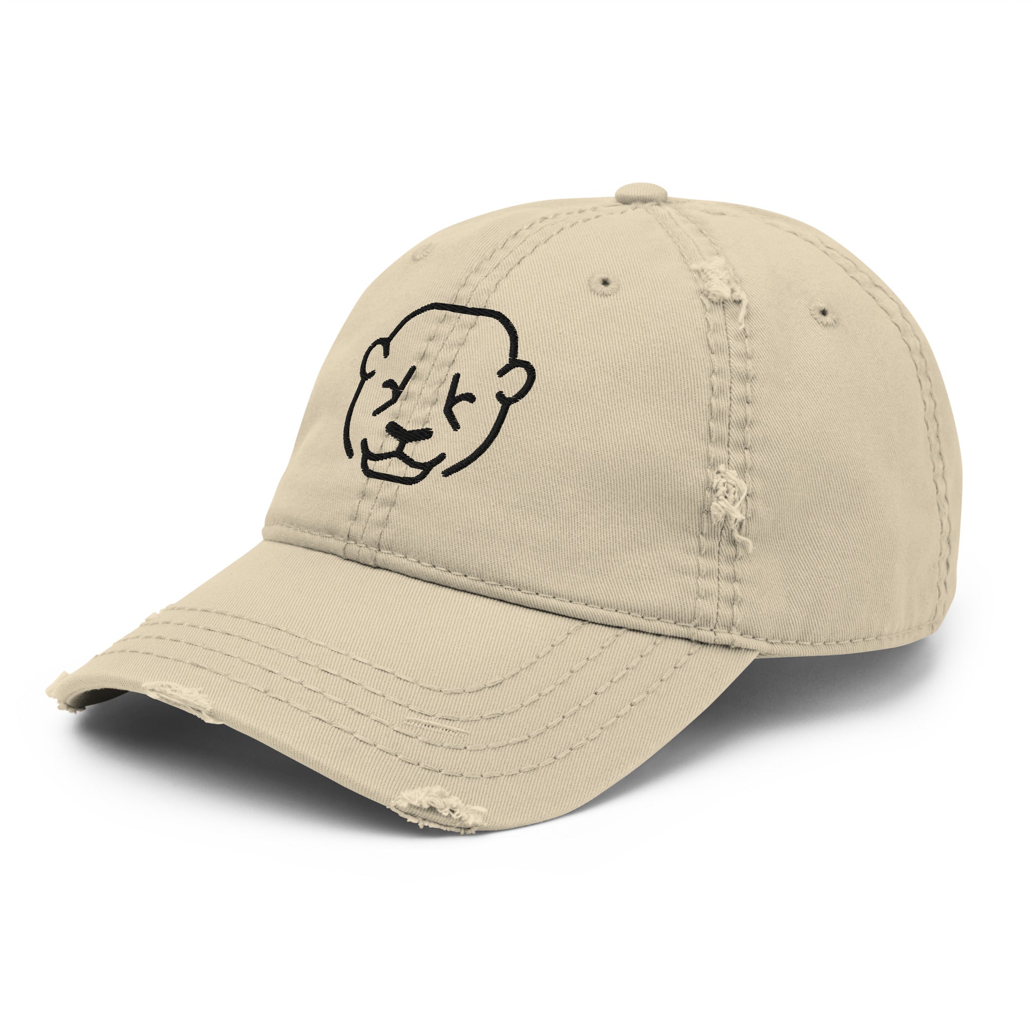 Teddy Distressed Dad Hat - Stylish and Comfortable