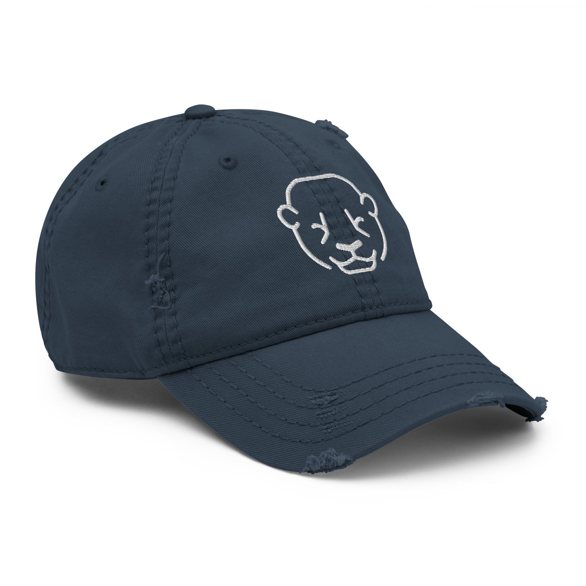 Teddy Distressed Dad Hat - Stylish and Comfortable