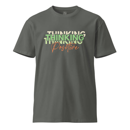 Thinking Positive – Motivational Unisex Premium T-Shirt - f9artist