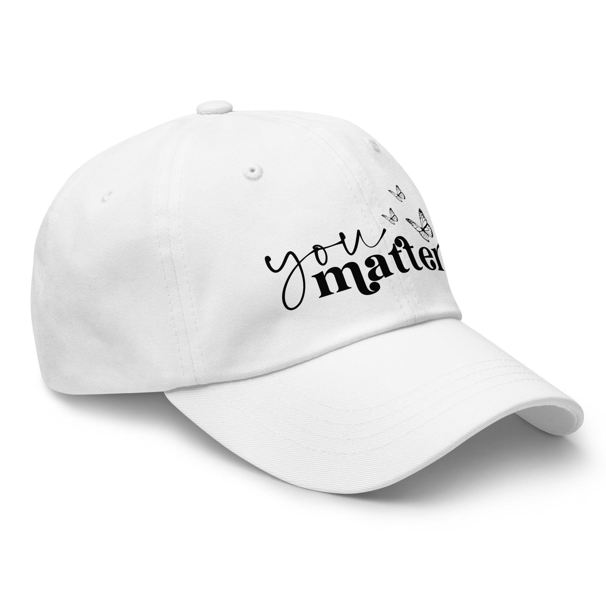 You Matter Classic Dad Hat – Adjustable Cotton Twill Cap f9artist