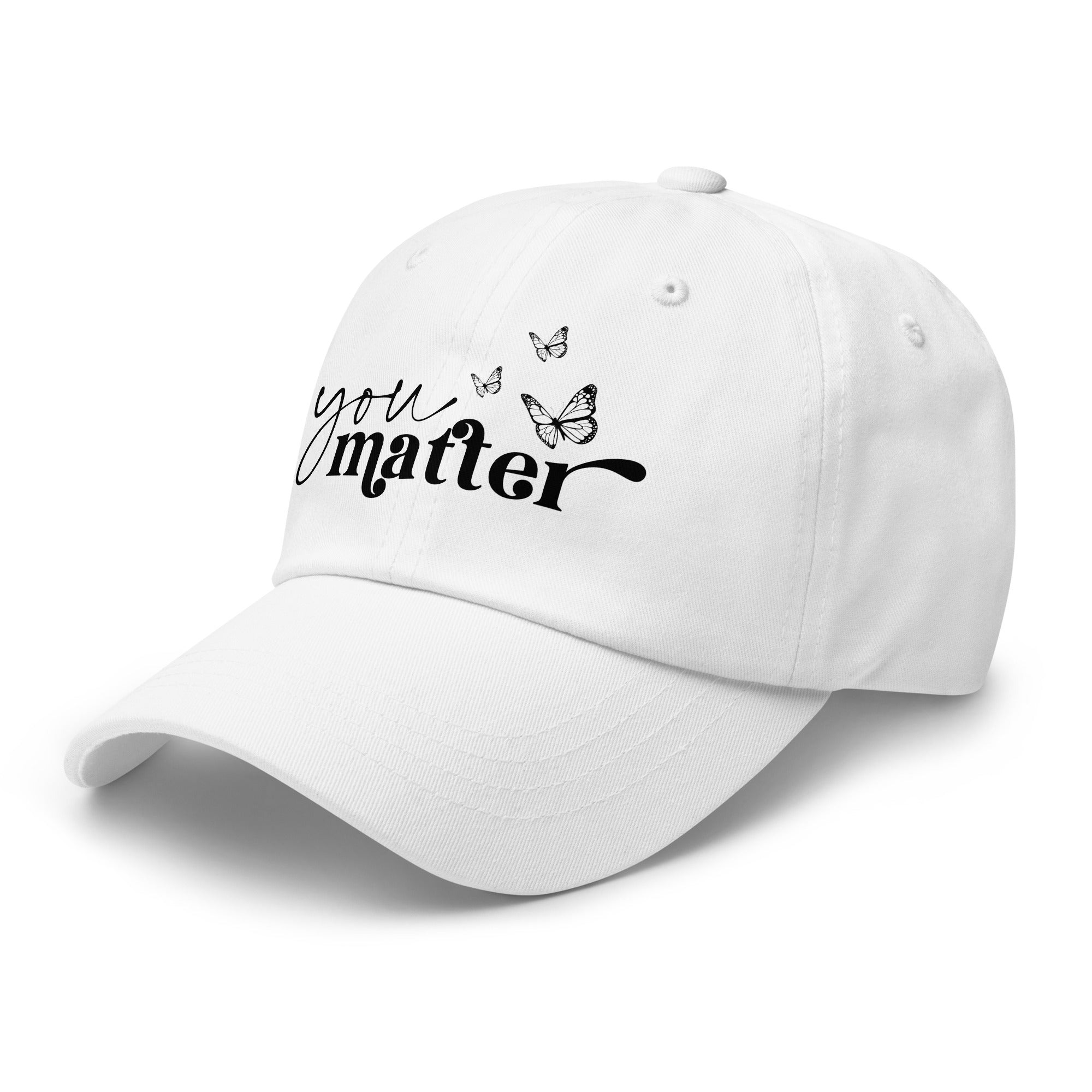 You Matter Classic Dad Hat – Adjustable Cotton Twill Cap f9artist