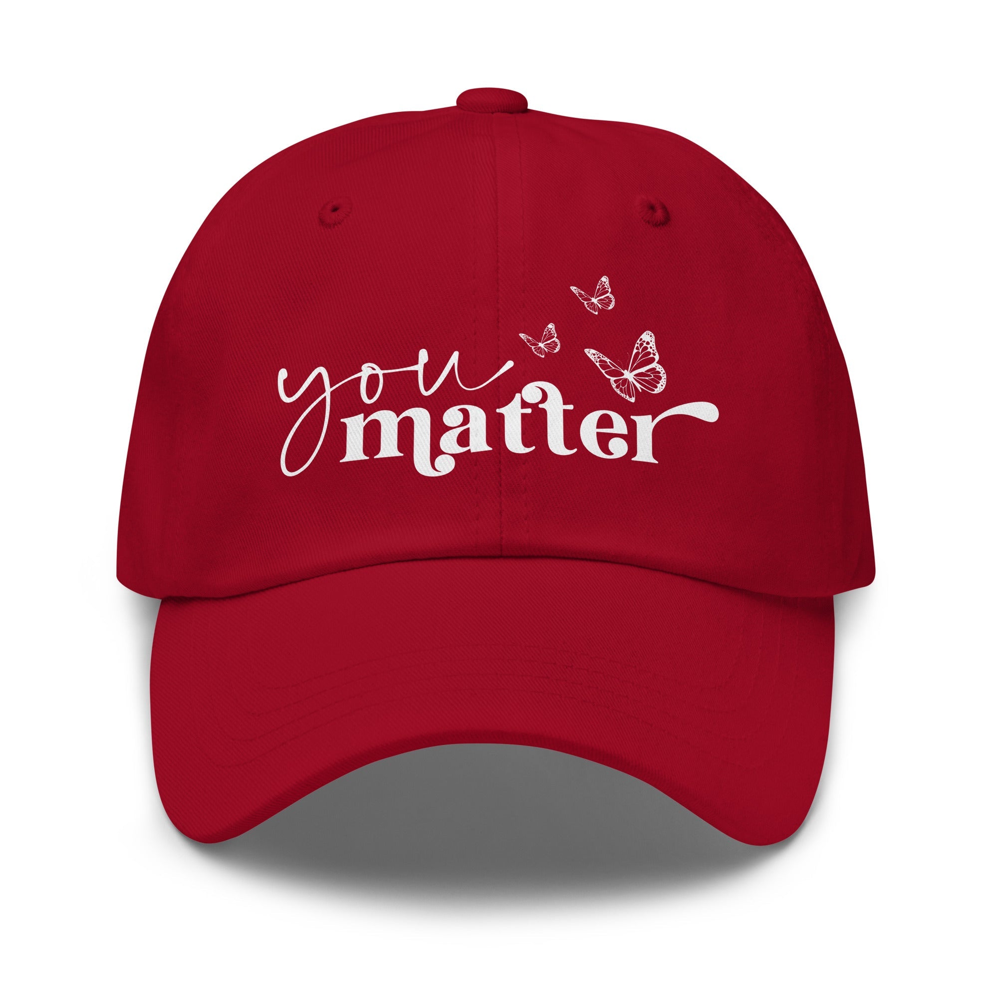 You Matter Classic Dad Hat – Adjustable Cotton Twill Cap f9artist