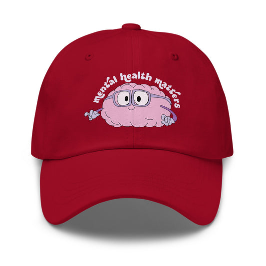 Your Mental Health Matters Classic Dad Hat – Cotton Twill Cap f9artist